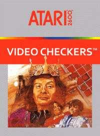 Video Checkers Atari 2600 US box art